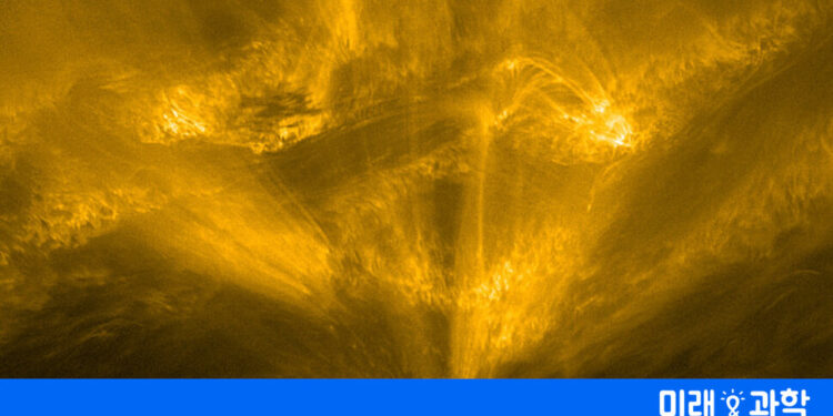 이제껏 본 적 없는 태양 활동 모습이 찍혔다