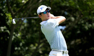 [아시아드CC 부산오픈 1R] 김태훈 4번홀 아이언 티샷