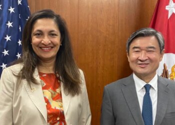 제야 국무부 차관, 조태용 대사 면담 “경제와 인권 등 공통 관심사 협력 기대”