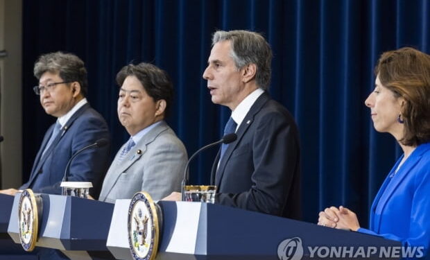 美日 외교·상무 22 경제대화 발족…차세대 반도체 연구개발