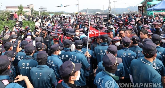 하이트진로 파업 사태, 공권력 투입 되나?