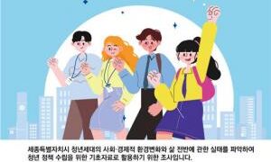세종시 청년사회경제실태조사 실시 – 세종포스트
