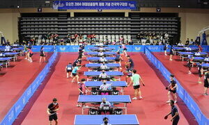 생활체육인들의 탁구 열기 후끈~ 유승민 탁구대회 흥행 성공