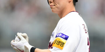 김혜성 `적시타 치고 주먹 불끈` [MK포토]