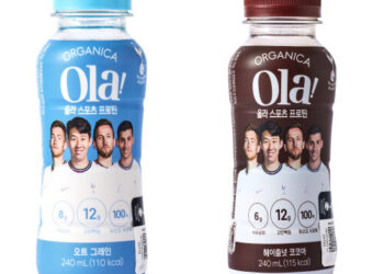 세븐일레븐, 토트넘 훗스퍼 콜라보 ‘올가니카 올라 스포츠 프로틴’ 음료 2종 출시