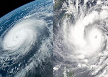 [과학]우주에서 바라본 거대한 힌남노…NASA 공개