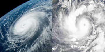 [과학]우주에서 바라본 거대한 힌남노…NASA 공개