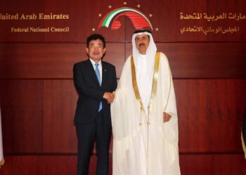 [정치]김진표, UAE 의회 의장 만나 “제3국 원전시장 공동 진출”