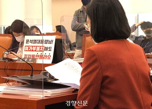 여가부 폐지 비판에 이어 정치개입 논란까지…‘반쪽짜리’ 국감
