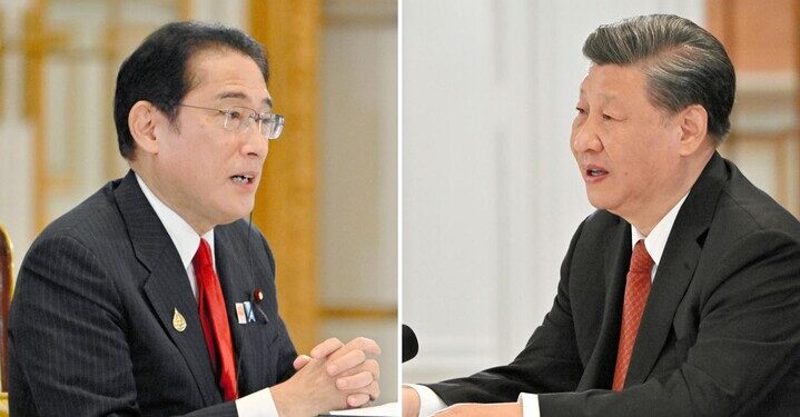 중 시진핑, 일 기시다에 “역사·대만 문제 약속 지켜야”