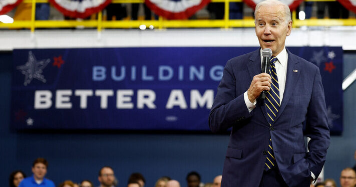 ‘SK 미국 반도체 공장’ 찾은 바이든 “더는 중국 인질 안될 것”