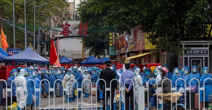 中 제조업중심지 광저우에 봉쇄 내려져 中경제 어려움 가중 :: 공감언론 뉴시스통신사 ::
