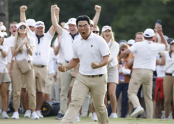 [스포츠]김주형의 프레지던츠컵 버디 퍼팅 ‘PGA 최고 샷 15’ 선정