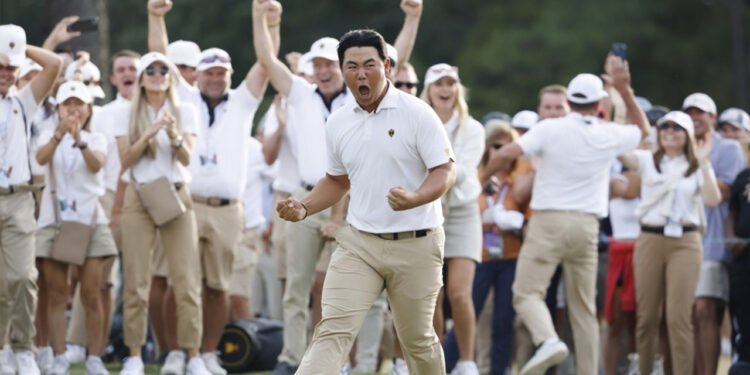 [스포츠]김주형의 프레지던츠컵 버디 퍼팅 ‘PGA 최고 샷 15’ 선정