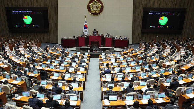 [속보] 내년도 예산안 본회의 통과…638조7천억원 : 국회·정당 : 정치 : 뉴스 – 한겨레