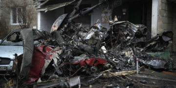 우크라 내무 장·차관, 헬기 추락으로 숨져