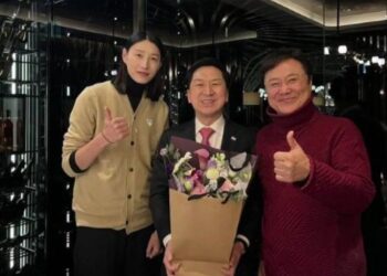 [정치]김기현 ‘김연경·남진’ 사진 논란…”정치에 이용”