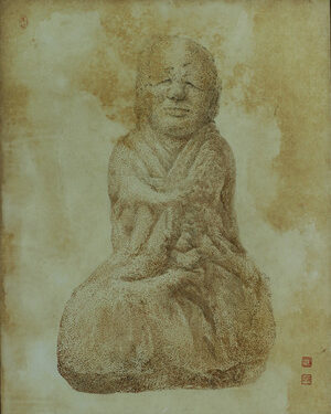 석조(石彫)서 수묵으로 옮긴 오백나한 미소 < 문화ㆍ대중문화 < 문화 < 기사본문