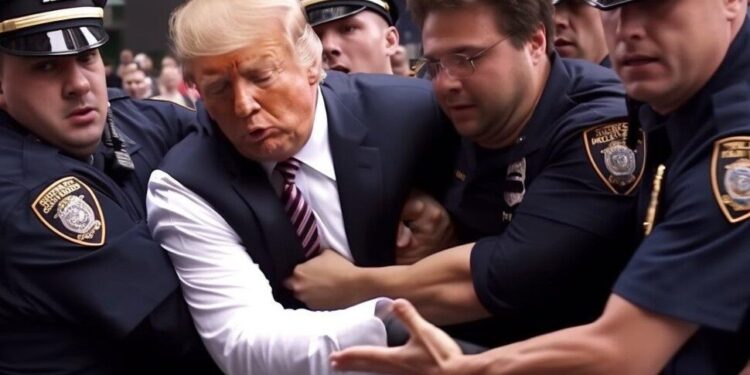 트럼프 체포됐다고?…AI로 만든 가짜 사진 퍼지며 논란