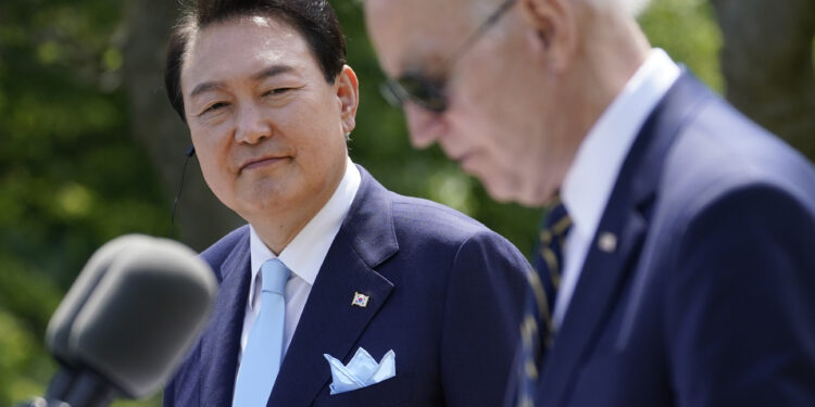 바이든 “北 핵공격, 정권 종말로 귀결”[백악관 공동기자회견]