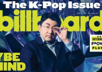 방시혁 빌보드 커버 장식 “하이브의 다음 전략은 AI”
