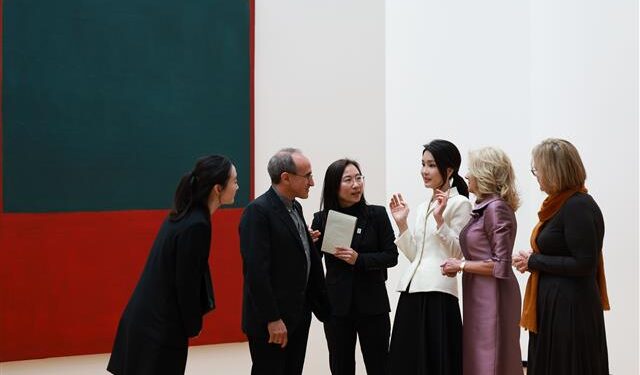 [포토] 김건희·질 바이든 여사, 마크 로스코 전시 관람
