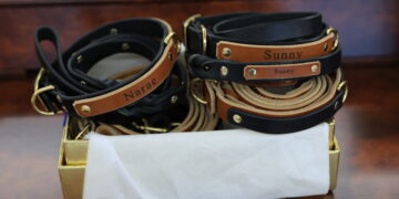 산책용 줄엔 ‘써니·새롬이’ 이름까지… 尹대통령 부부 ‘국빈방미 선물’ 공개