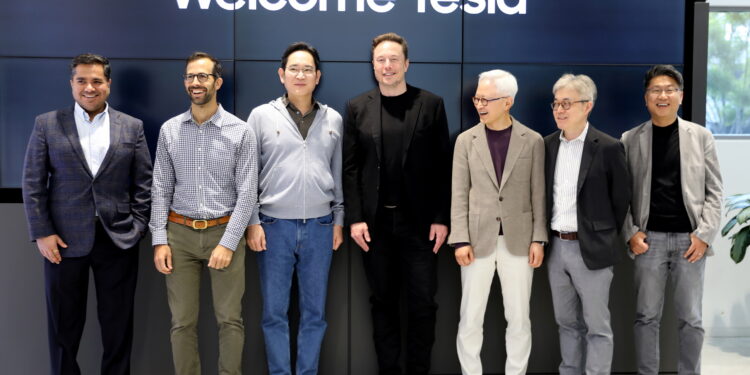 이재용·머스크 만났다… ‘JY식 세일즈’로 車반도체·전장 영토 넓히나