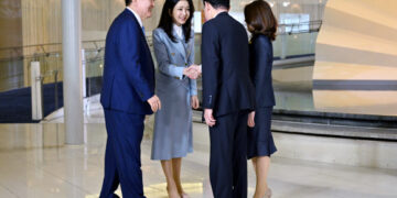 [포토] ‘다시 만난’ 윤석열 대통령과 기시다 총리 내외