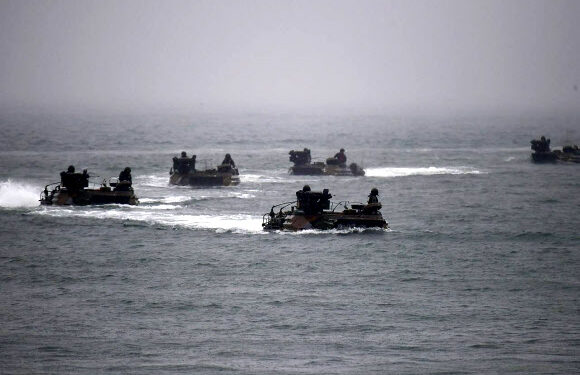 [포토] 합동 도서방어 종합훈련 | 서울신문