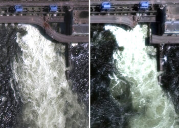 우크라 “러軍, 점령지 헤르손 댐 폭파”