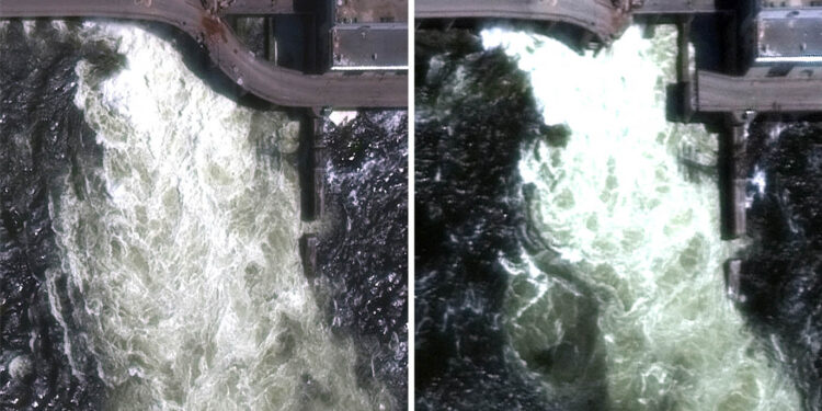 우크라 “러軍, 점령지 헤르손 댐 폭파”