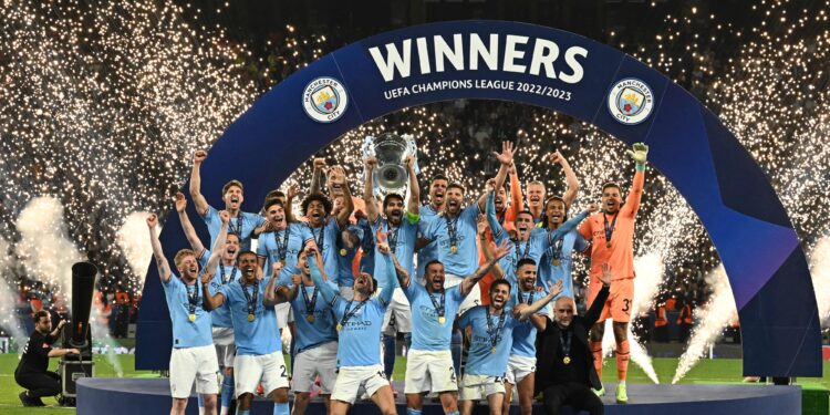 UCL 잔혹사 끊었다… ‘맨시티 트레블’