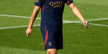 ‘아! 허벅지…’ 이강인, PSG 프리시즌 첫 경기 전반 막판 교체