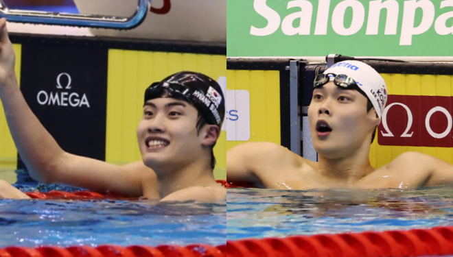 한국 수영 첫 세계선수권 동반 결선 진출