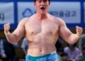 ‘머슬 대장’ 차민수, 6초 만에 올해 민속씨름 3관왕 번쩍