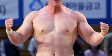 ‘머슬 대장’ 차민수, 6초 만에 올해 민속씨름 3관왕 번쩍