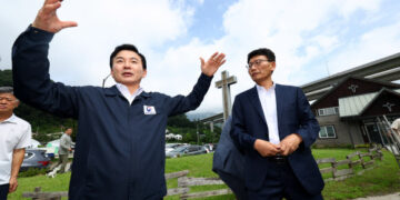 [포토] 원희룡 장관, 서울-양평 고속도로 현장 점검