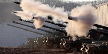 [포토] 화력 뿜어내는 K9A1 자주포