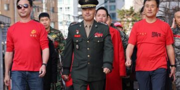 [포토] 법정 향하는 박정훈 전 수사단장