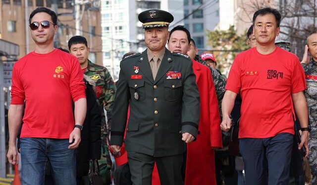 [포토] 법정 향하는 박정훈 전 수사단장