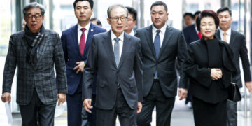 [포토] 이명박 전 대통령, 생애 첫 서예전