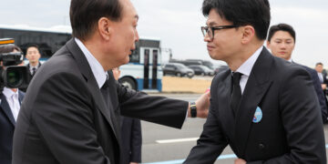 尹, 한동훈과 천안함 둘러봐… 대통령실 “당정 갈등 없다”