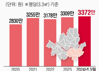 강남 1채 살 때 비강남 2채… 양극화 심화