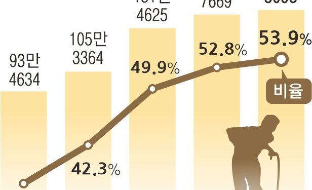 장애인 54%는 노인인데… 65세부턴 외출 동행 ‘뚝’