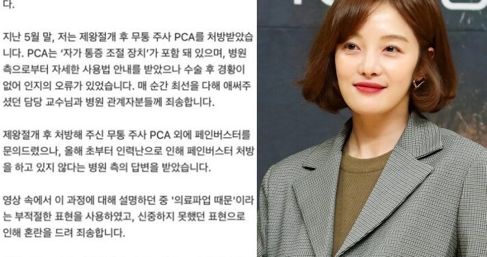 “의료파업에 제왕 고통 감내? 의사 악마화” 비판에…황보라 사과