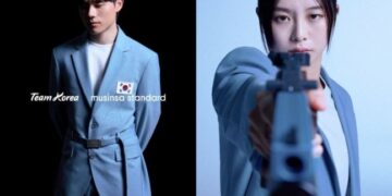 청색의 멋스러움…파리올림픽 대표팀 단복 베일 벗었다