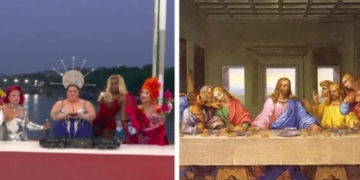 예수 제자가 여장 남자?… ‘최후의 만찬’ 패러디 논란