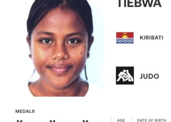 1만 4000km 날아왔는데 6초 만에 탈락…키리바시 ‘소녀 선수’ 화제