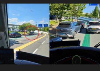 공항 입구 막은 무개념 차량 사흘만에 이동…과태료는 겨우 12만원